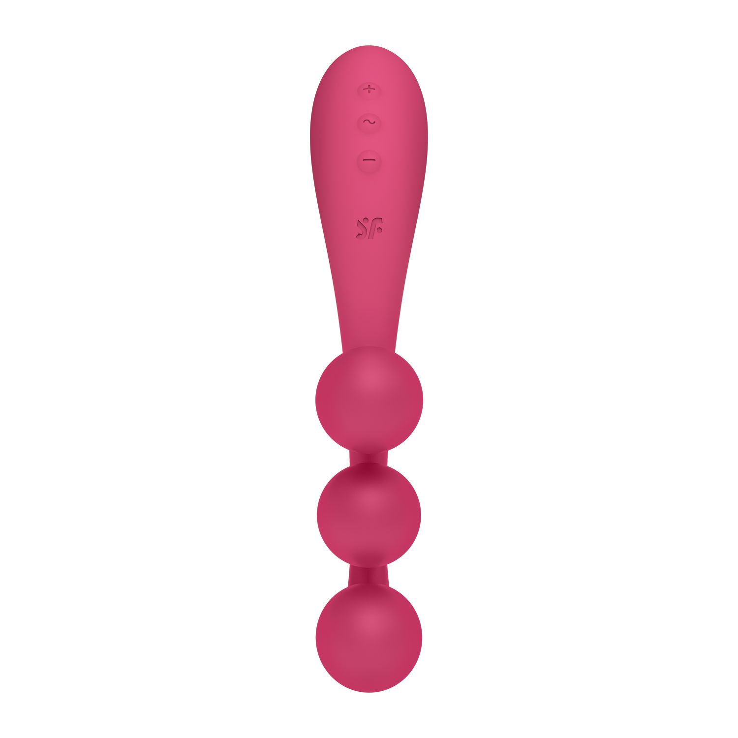 Тройной вибромассажёр Satisfyer Tri Ball 1, красный