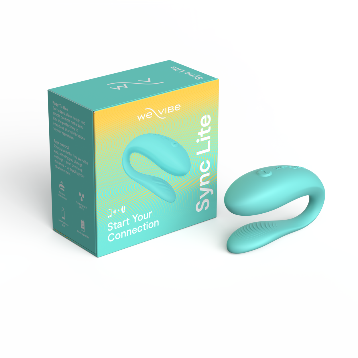 Вибратор для пар We-Vibe Sync Lite, мятный, 7,7 см (арт. SNSY4SG5)