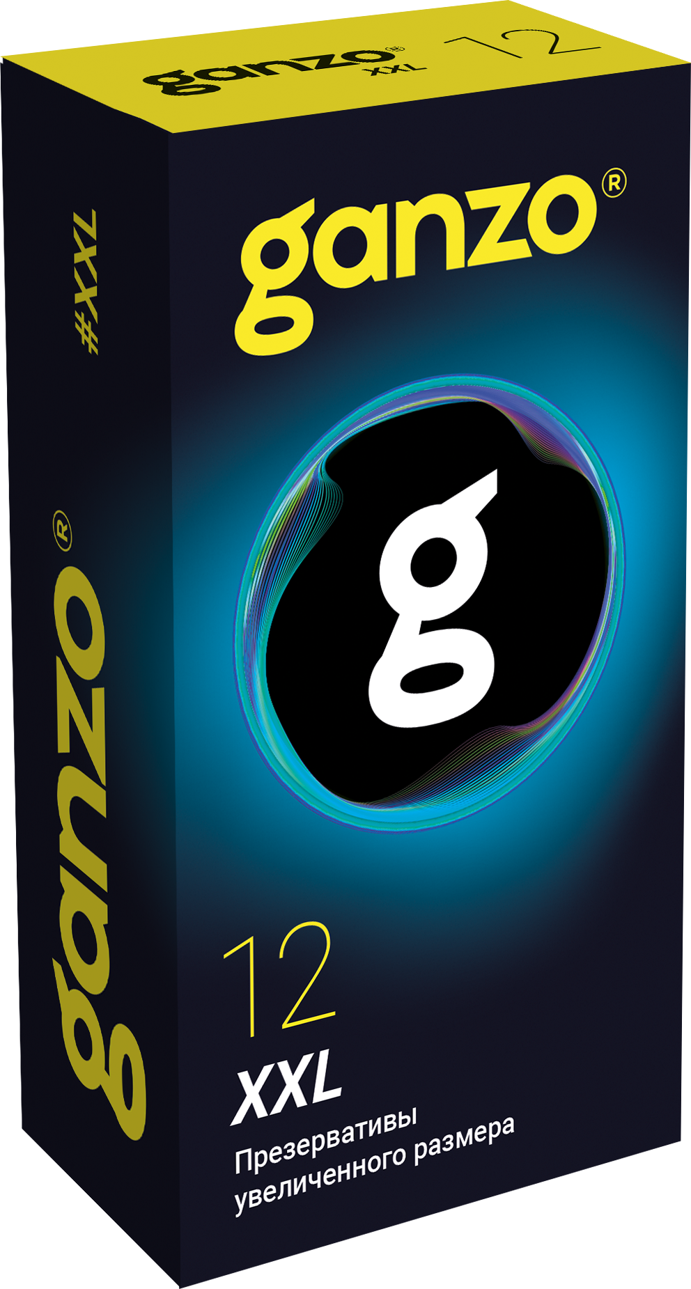 Презервативы Ganzo XXL, латекс, 12 шт