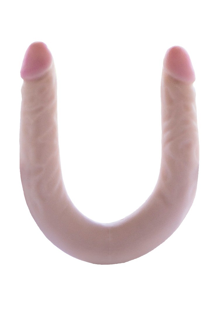 Фаллоимитатор двухсторонний FLEX&FIX SISTEM в ламинате, 42,6 см, Ø 3,7 см, киберкожа (арт. 947100)