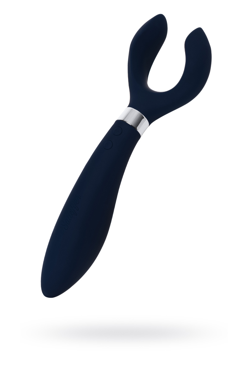 Многофункциональный стимулятор для пар Сатисфайер Эндлесс Фан (Satisfyer Endless Fun) (Партнер Мультифан 3 (Partner Multifun 3)), силикон, синий, 23,5 см (арт. J2018-40-BLUE)