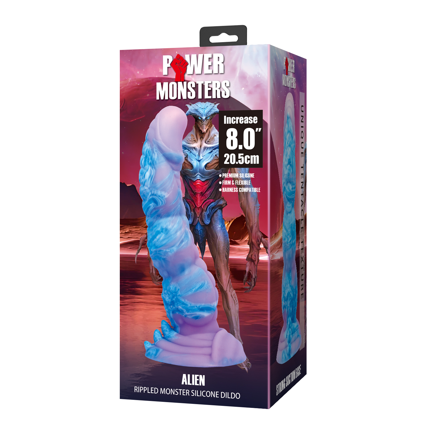 Силиконовый фаллоимитатор Alien BW-008154