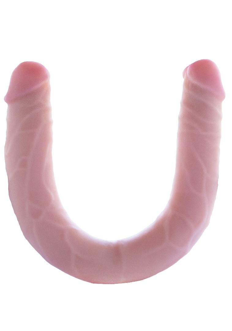 Фаллоимитатор двухсторонний FLEX&FIX SISTEM в ламинате, 49,5 см, Ø 3,9 см, киберкожа (арт. 940500)