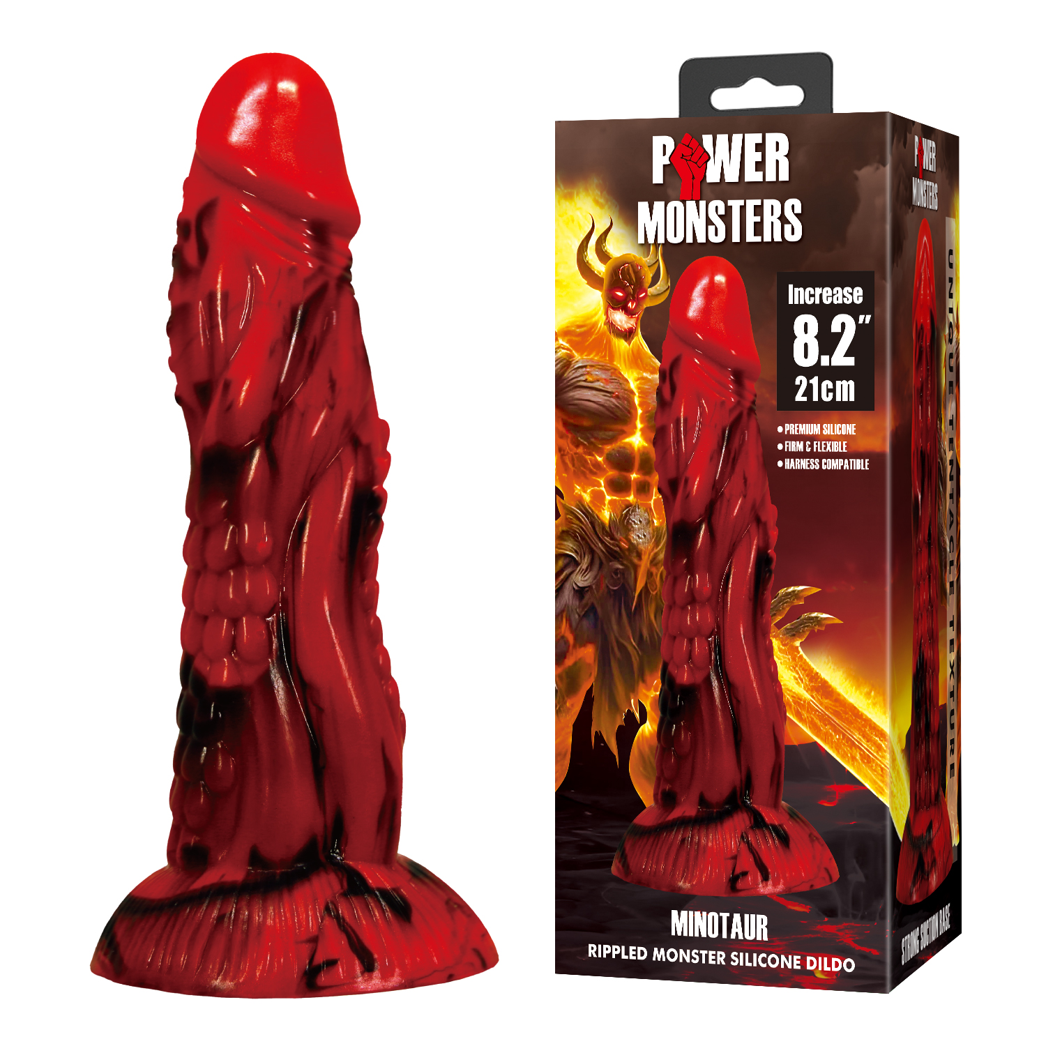 Силиконовый фаллоимитатор Minotaur BW-008148