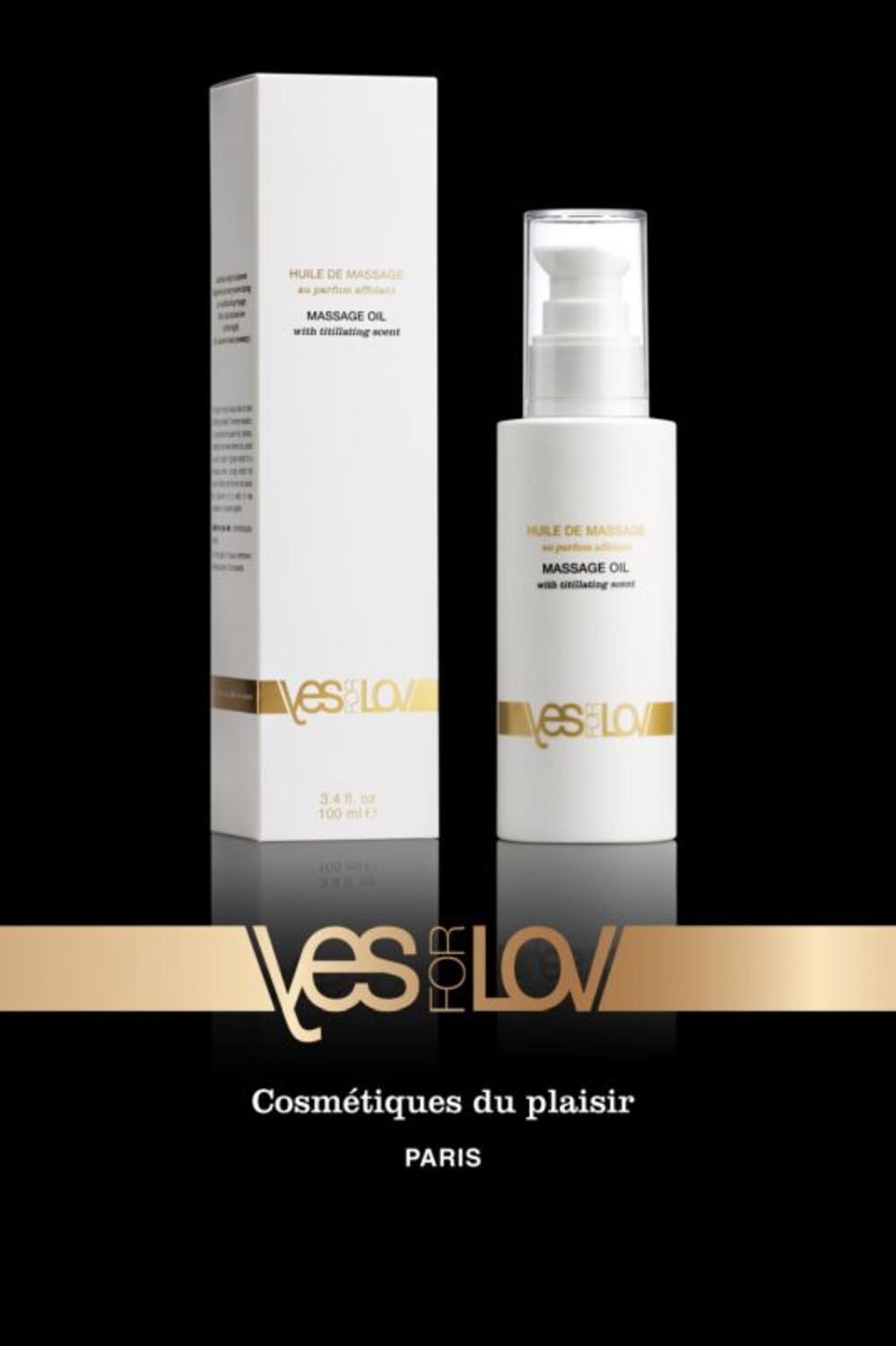 Массажное масло YESforLOV TITILLATING MASSAGE OIL, 100 мл
