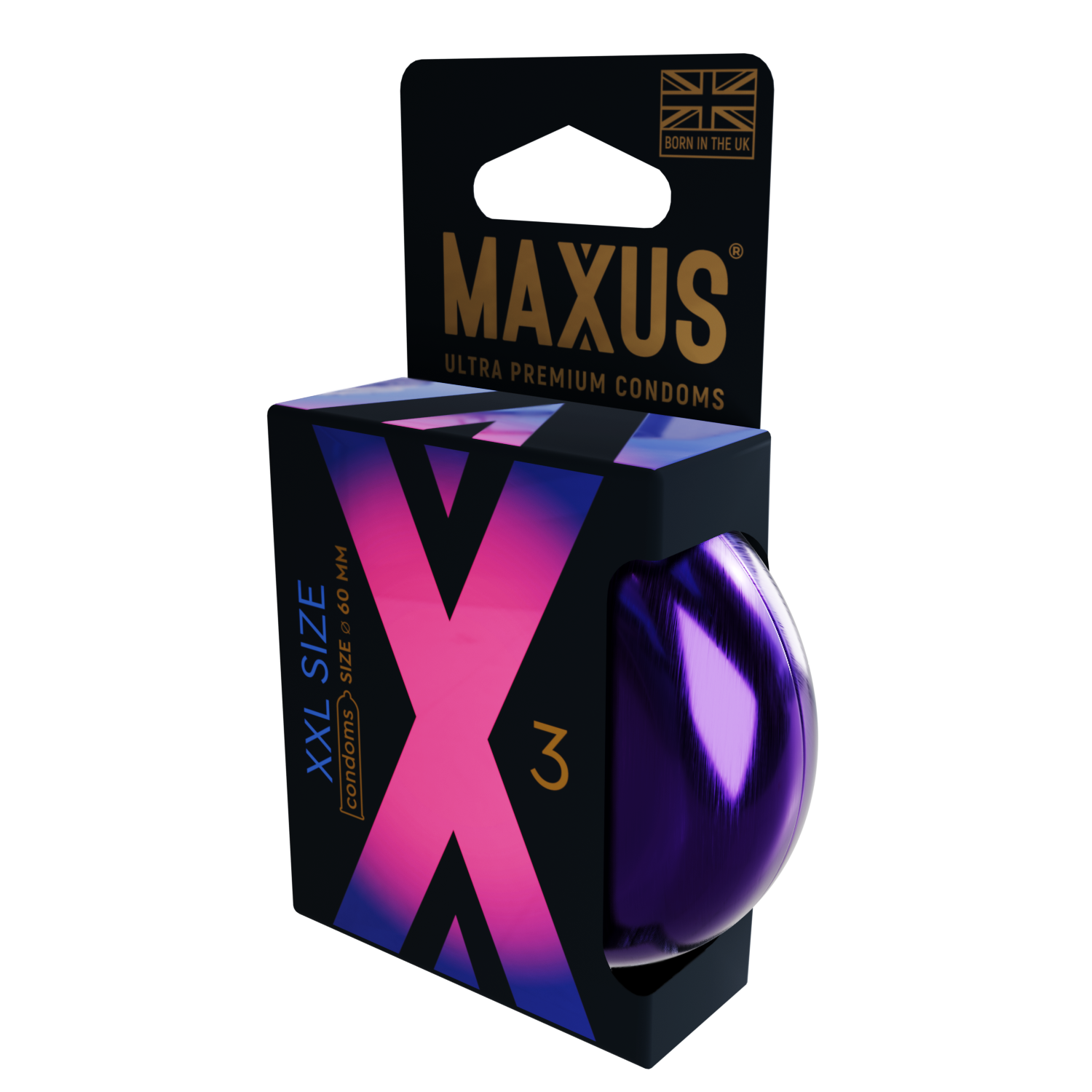 Презервативы MAXUS XXL №3, с увеличенным размером, 3 шт