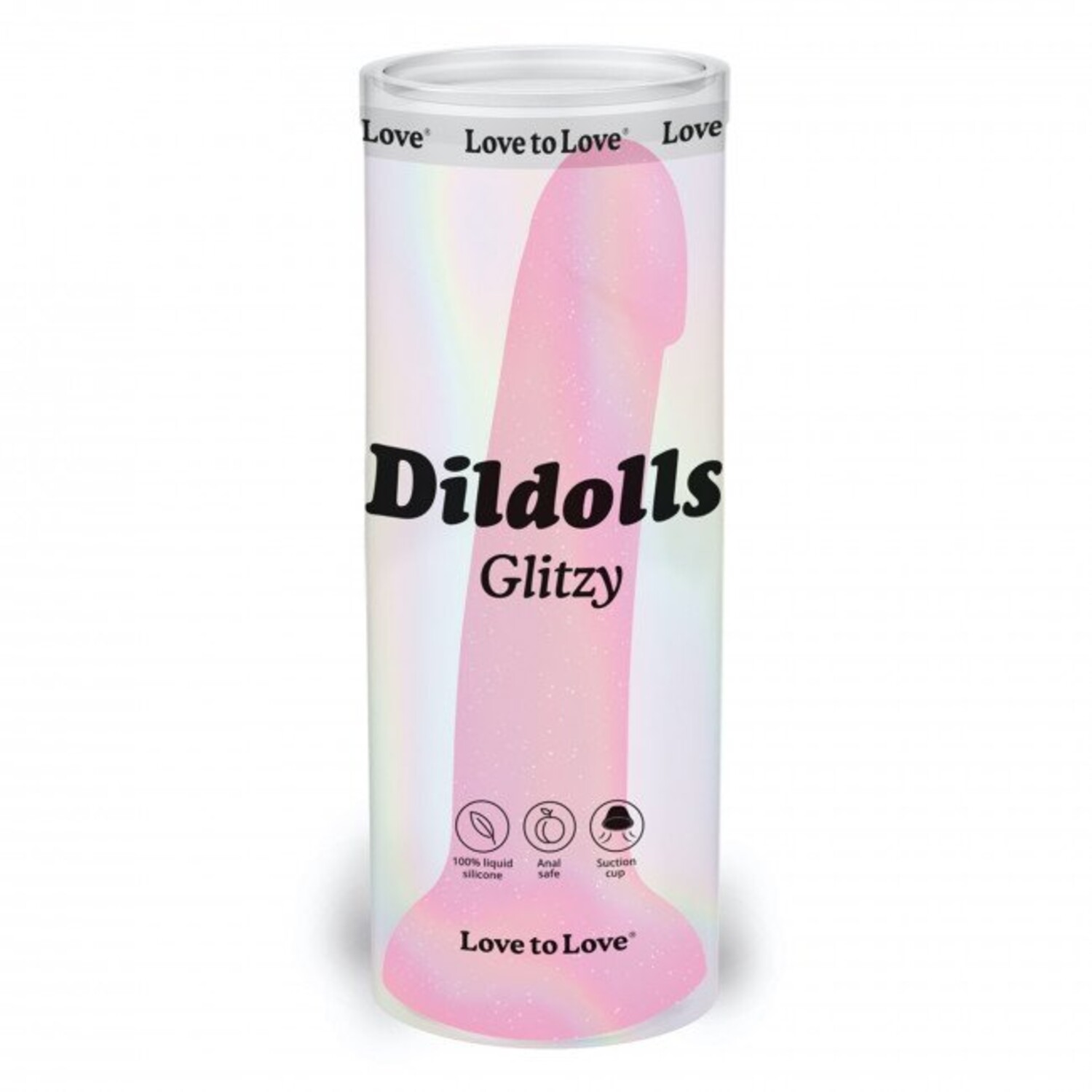 Фаллоимитатор из жидкого силикона Love to Love Dildolls (цвета в ассортименте), 14,8 см, Ø 3,5