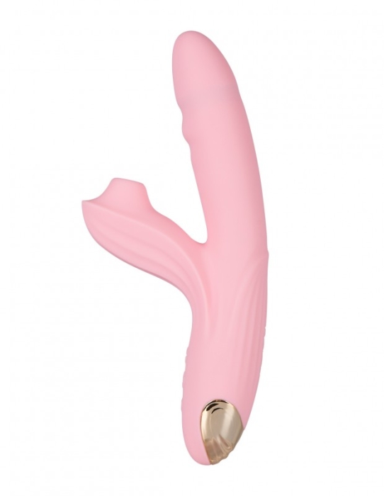 Вибратор с возвратно-поступательными движениями, вакуумом и вибрацией BeYourLover Anita (арт. TX223A)