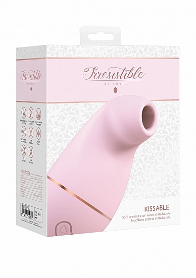 Вакуумно-волновой стимулятор Irresistible Kissable, розовый