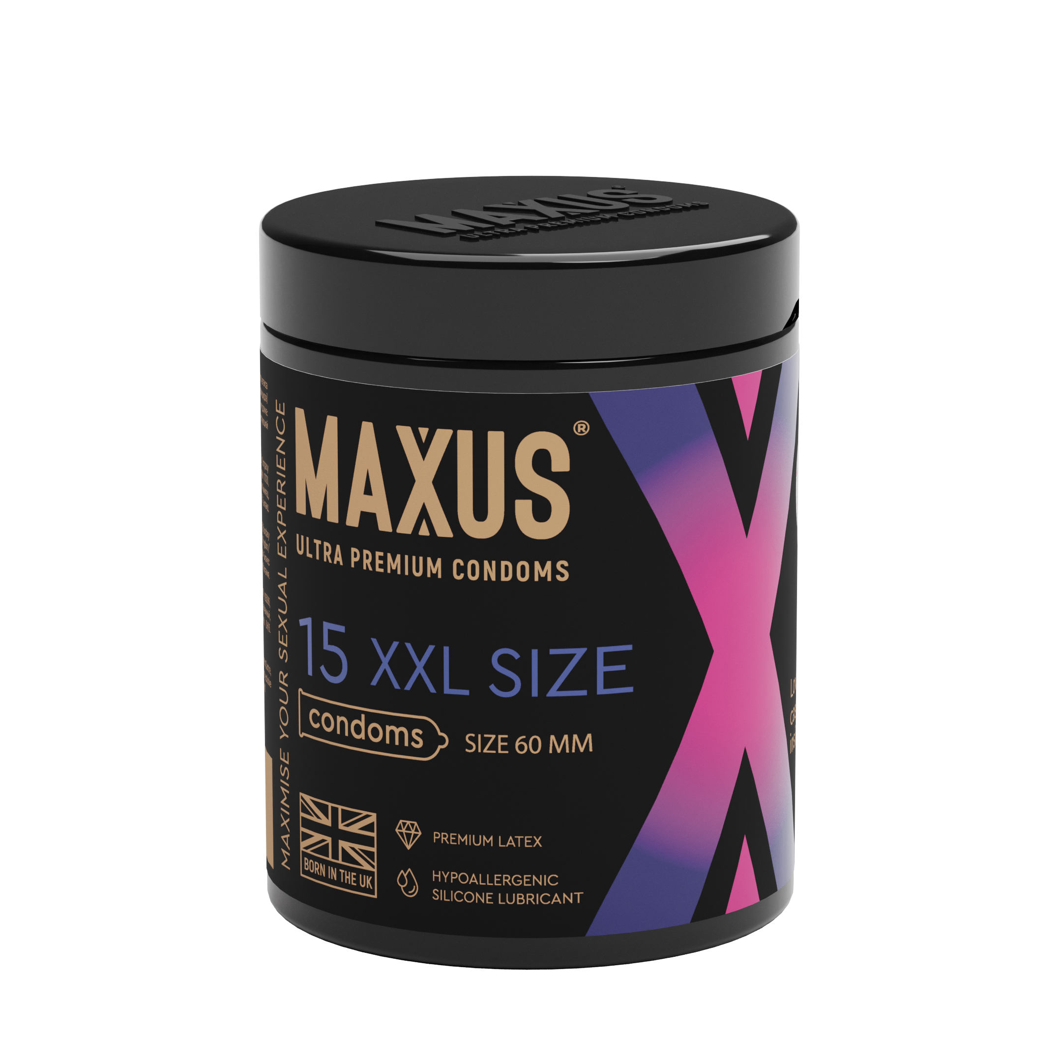Презервативы MAXUS XXL №15, с увеличенным размером, 15 шт