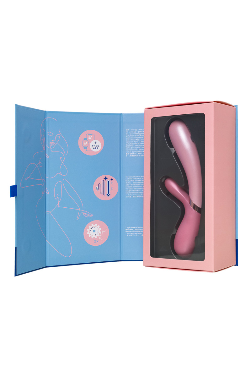 Вибратор Satisfyer Hot Lover с клиторальным стимулятором, розовый (арт. J2018-82-2)