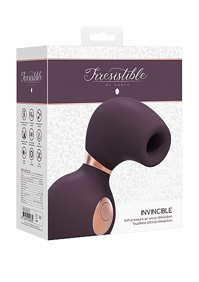 Вакуумно-волновой стимулятор Irresistible Invincible, фиолетовый