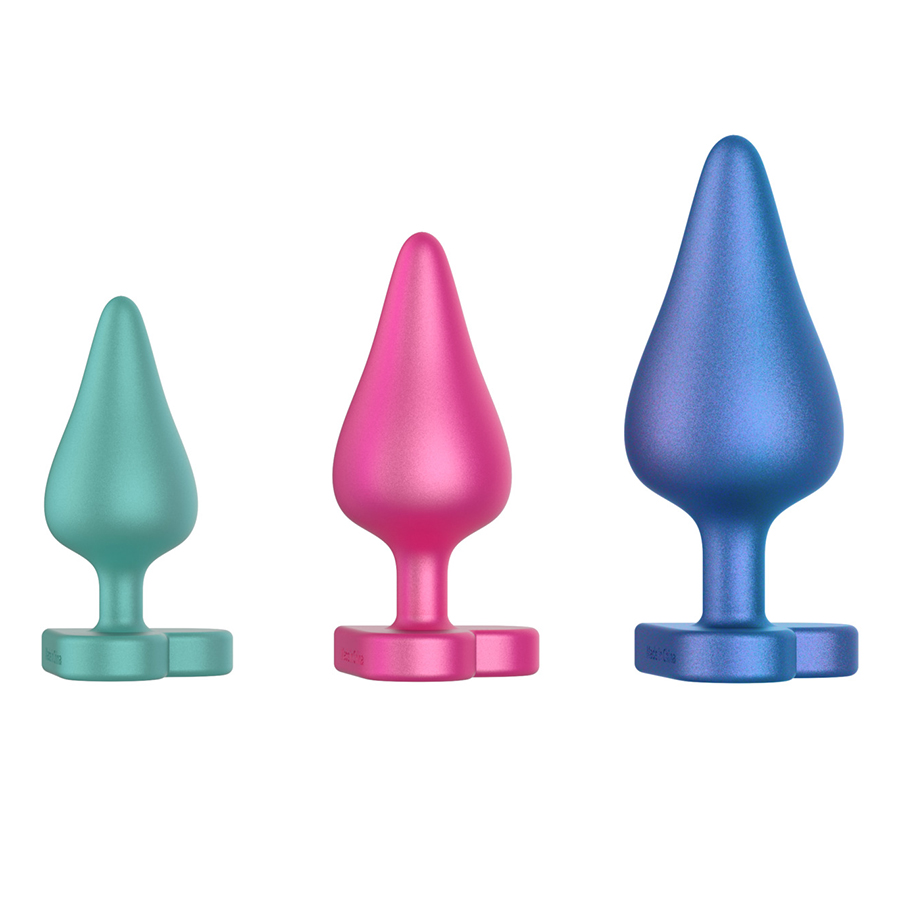 Набор анальных пробок Romp Luster, 3 шт, Ø 2,9 – 4,1 см (арт. RP281SGZ) 