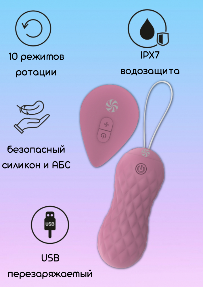 Вагинальные виброшарики на пульте управления Take it Easy Dea