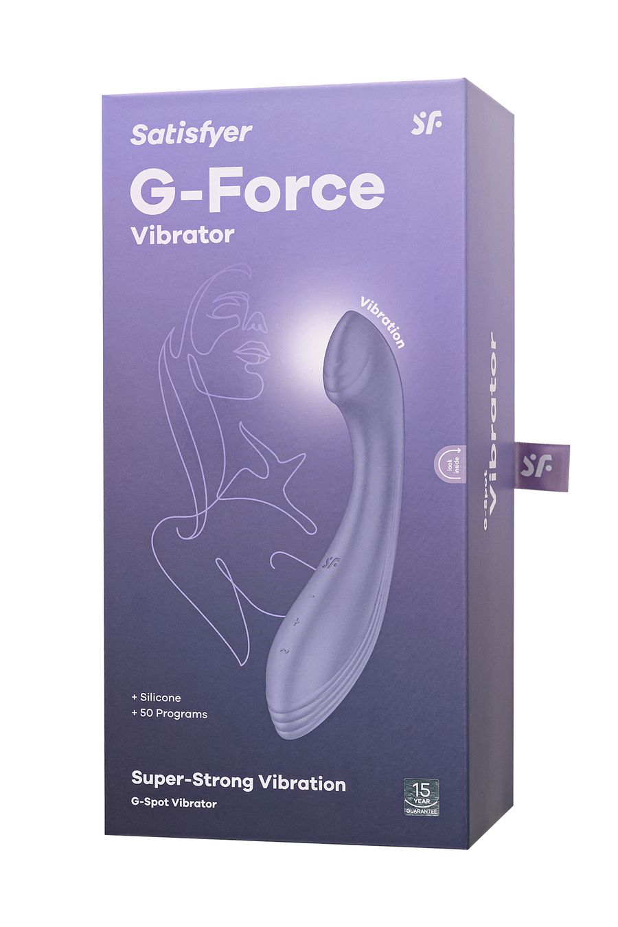 Вибратор для точки G Satisfyer G-Force, сиреневый, 19 см (арт. 4048635)