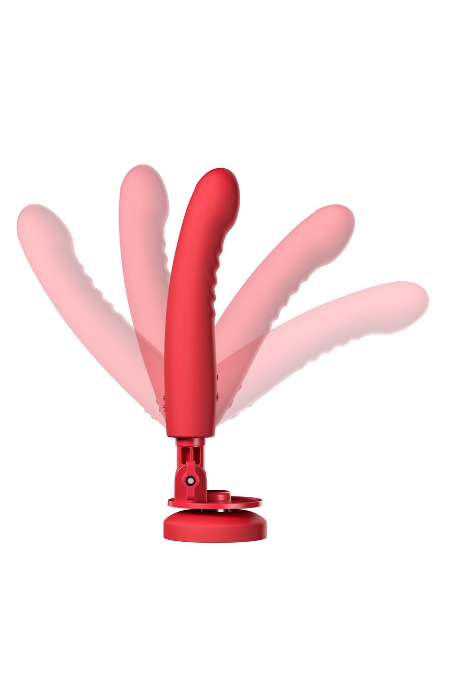 Дилдо-вибратор LOVENSE Mission 2 с технологией Touch-Sense, красный, 27,2 см (арт. LE-45)