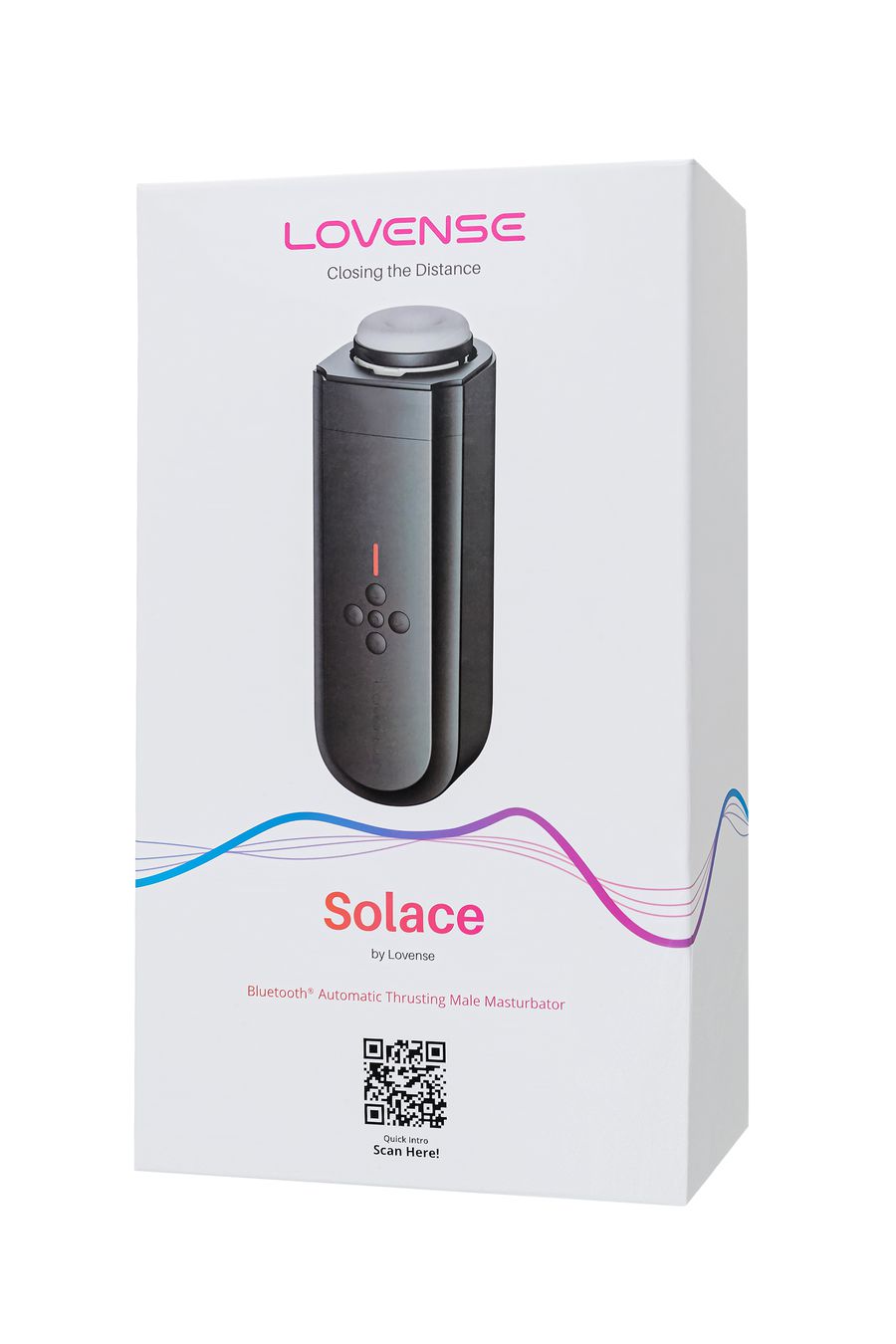 Вибромастурбатор нереалистичный LOVENSE Solace, черный, 29,4 см (арт. LE-37)