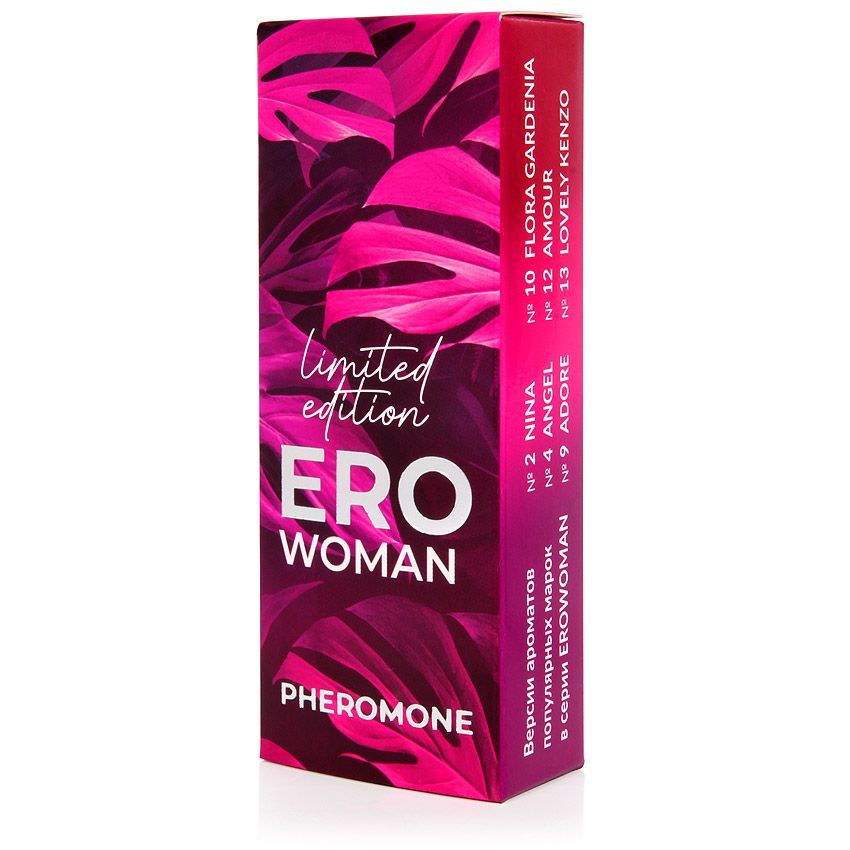Парфюмированное средство для тела erowoman №9 с феромонами 10 мл арт. lb-16109w