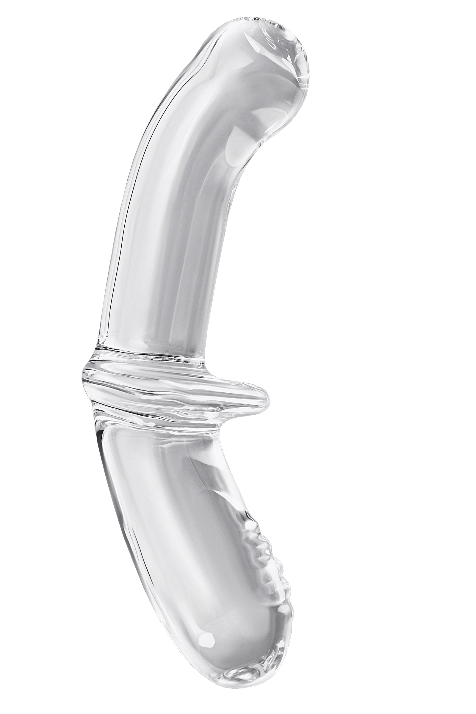 Двусторонний фаллоимитатор Satisfyer Double Crystal, стекло, 19,5 см , Ø 4 см (цвета в ассортименете)