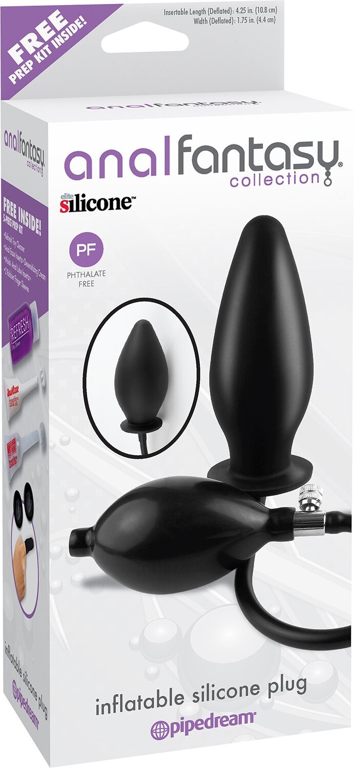 Надувной анальный расширитель Inflatable Silicone Plug