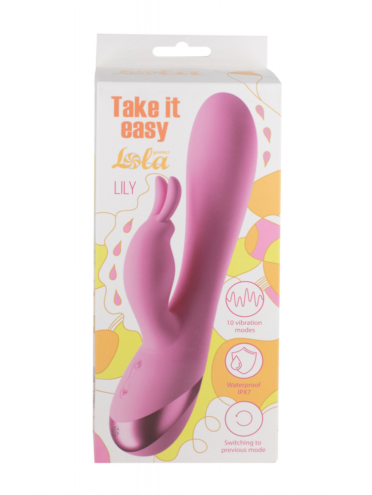 Перезаряжаемый вибратор Take it Easy Lily, 19 см (арт. 9029-03lola)