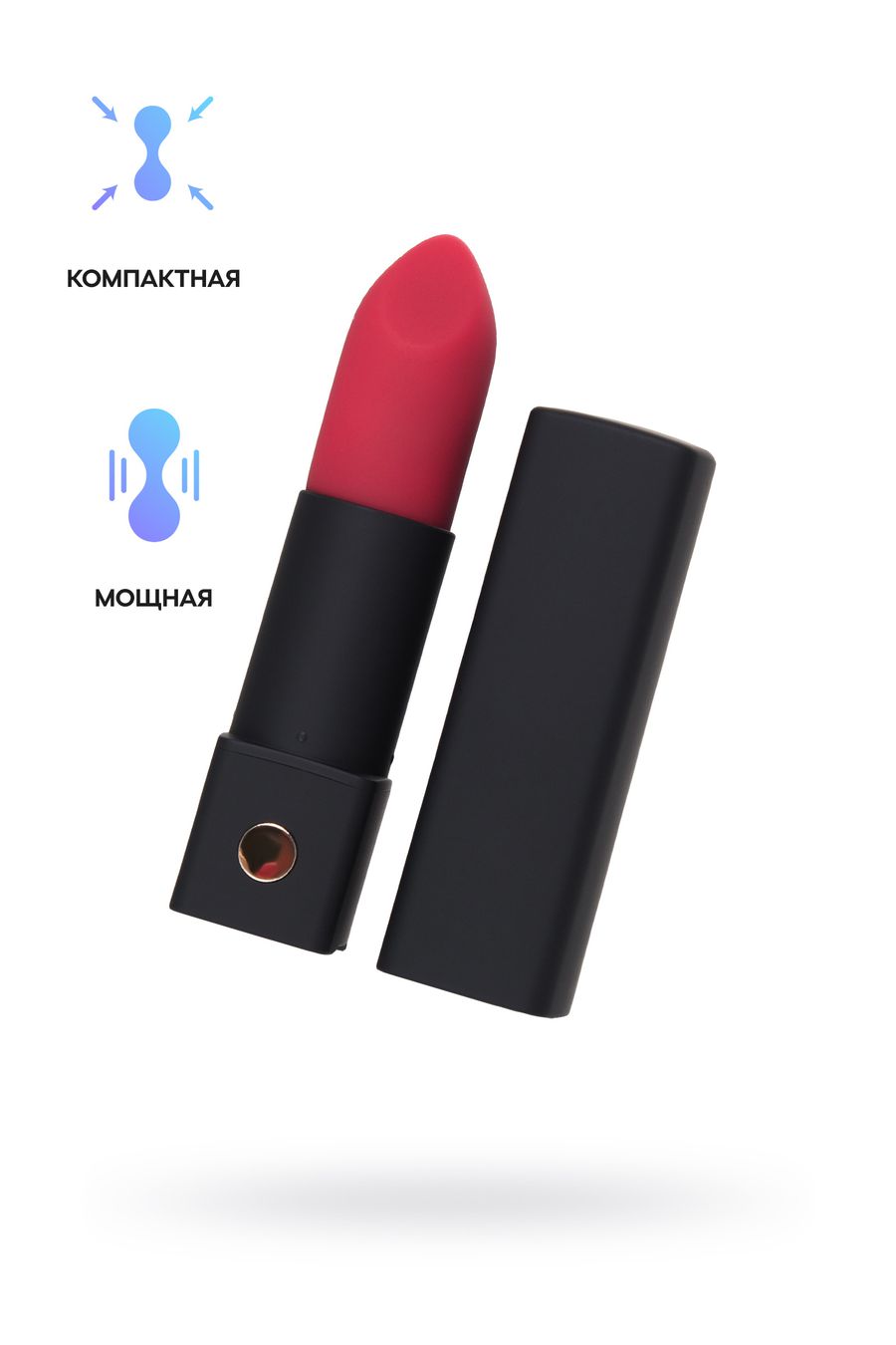 Тайный мини-вибратор LOVENSE Exomoon, силикон, чёрный, 8,8 см (арт. LE-23)