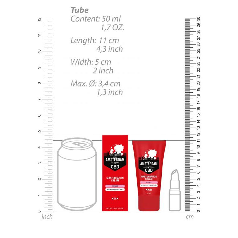 Крем для мастурбации для Нее CBD from Amsterdam - 50 ml