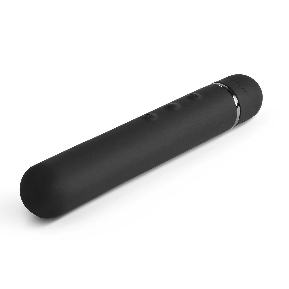 Силиконовый мини-вибратор класса люкс Le Wand Baton темный хром