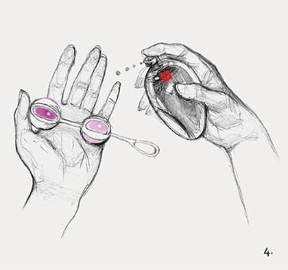 Gvibe Geisha Balls 2  - Шарики для тренировки интимных мышц, 3 см (розовый)