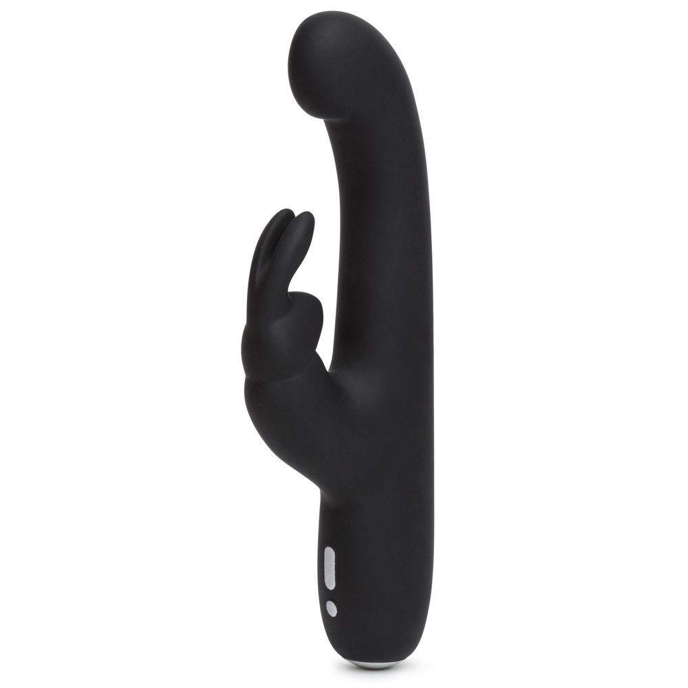 Вибратор Happy Rabbit Slimline G-Spot перезаряжаемый, черный, 24,1 см, Ø 3,4 см (арт. 73132)