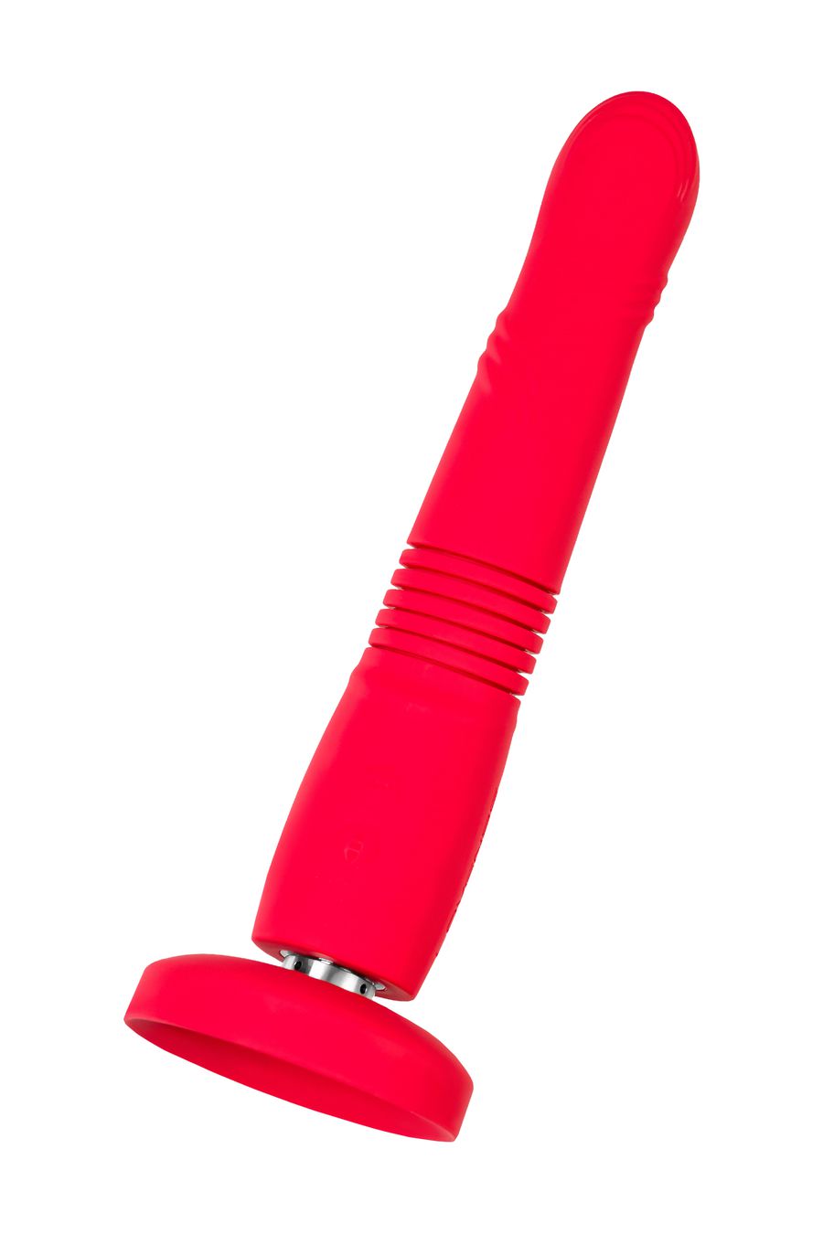 Фрикционный фаллоимитатор с вибрацией LOVENSE Gravity, красный, силикон, 25,9 см (арт. LE-26)