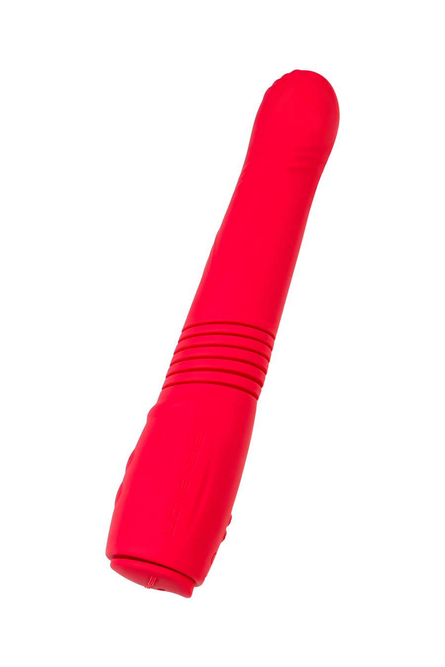 Фрикционный фаллоимитатор с вибрацией LOVENSE Gravity, красный, силикон, 25,9 см (арт. LE-26)