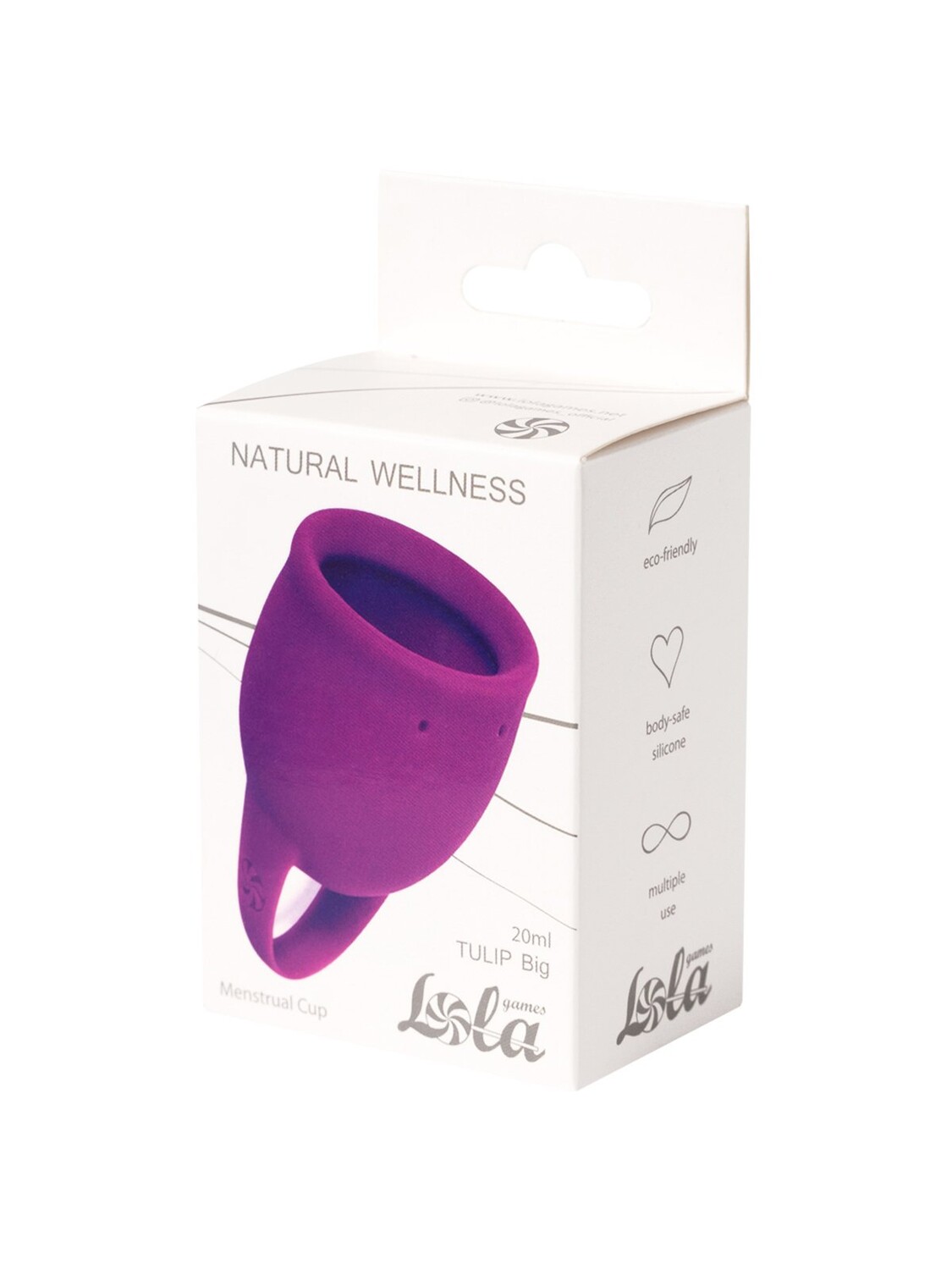 Менструальная чаша Natural Wellness Tulip 20 ml pink