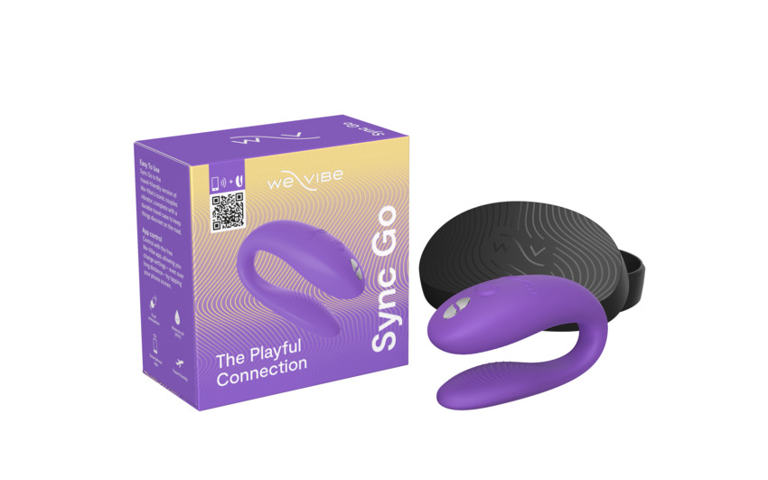 Вибромассажер для пар We-Vibe Sync Go (фиолетовый)