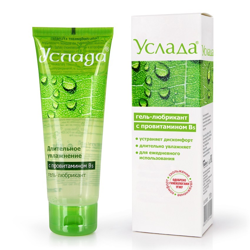 Гель-лубрикант «Услада» с провитамином B5, 120 Г (арт. 10005)