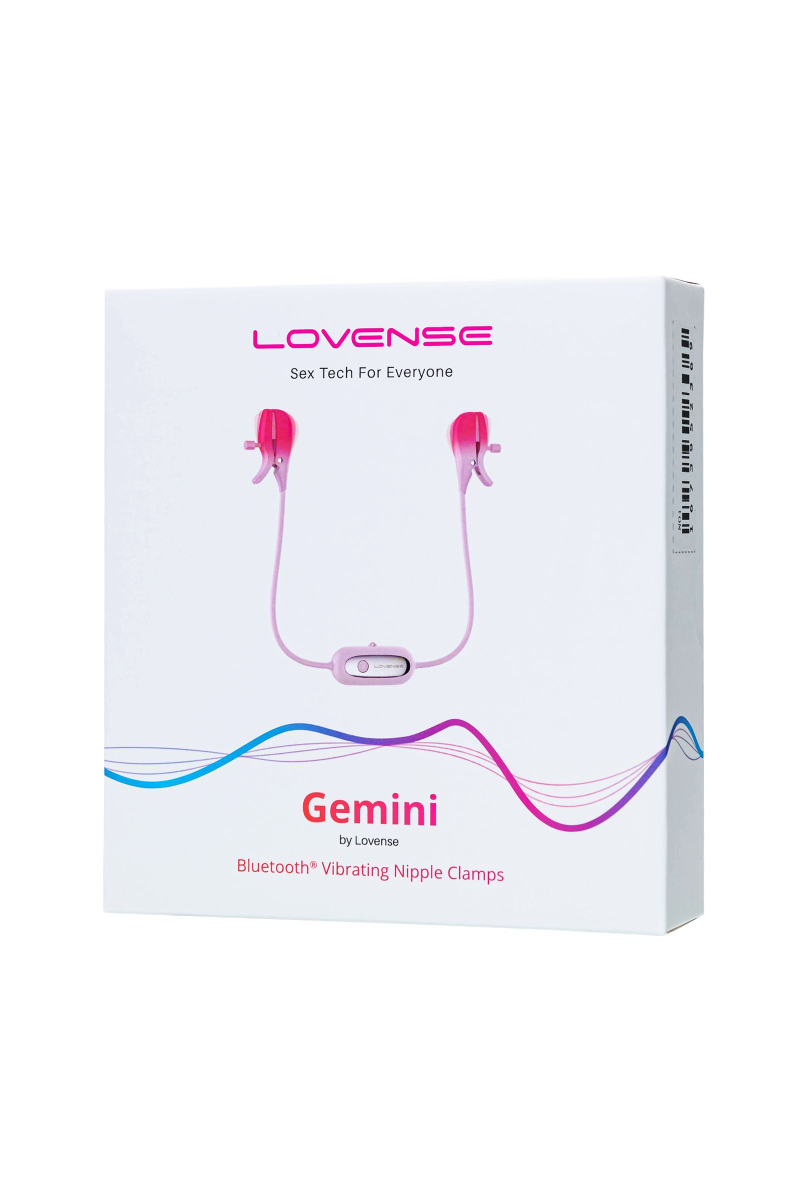 Вибромассажер для сосков Gemini Lovense TPE, розовый, ABS-пластик