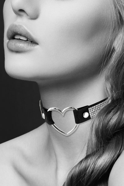 Чокер COLLIER STRASS ET COEUR