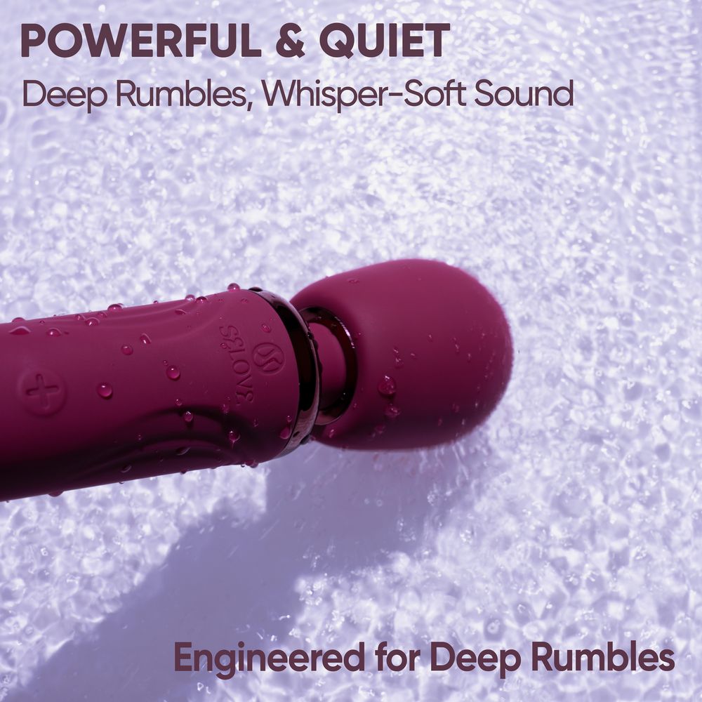 Вибратор-вонд Selove Vela, фиолетовый, 30,7 см (арт. SE207-purple)