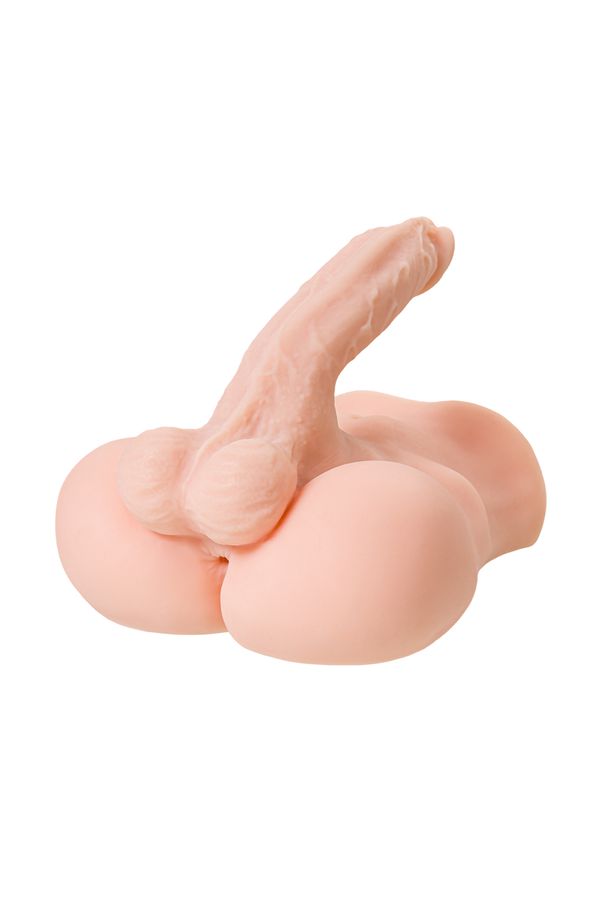 Мастурбатор с фаллосом Juicy Pussy Manuel, TPE, телесный, 25 см (арт. 893050)