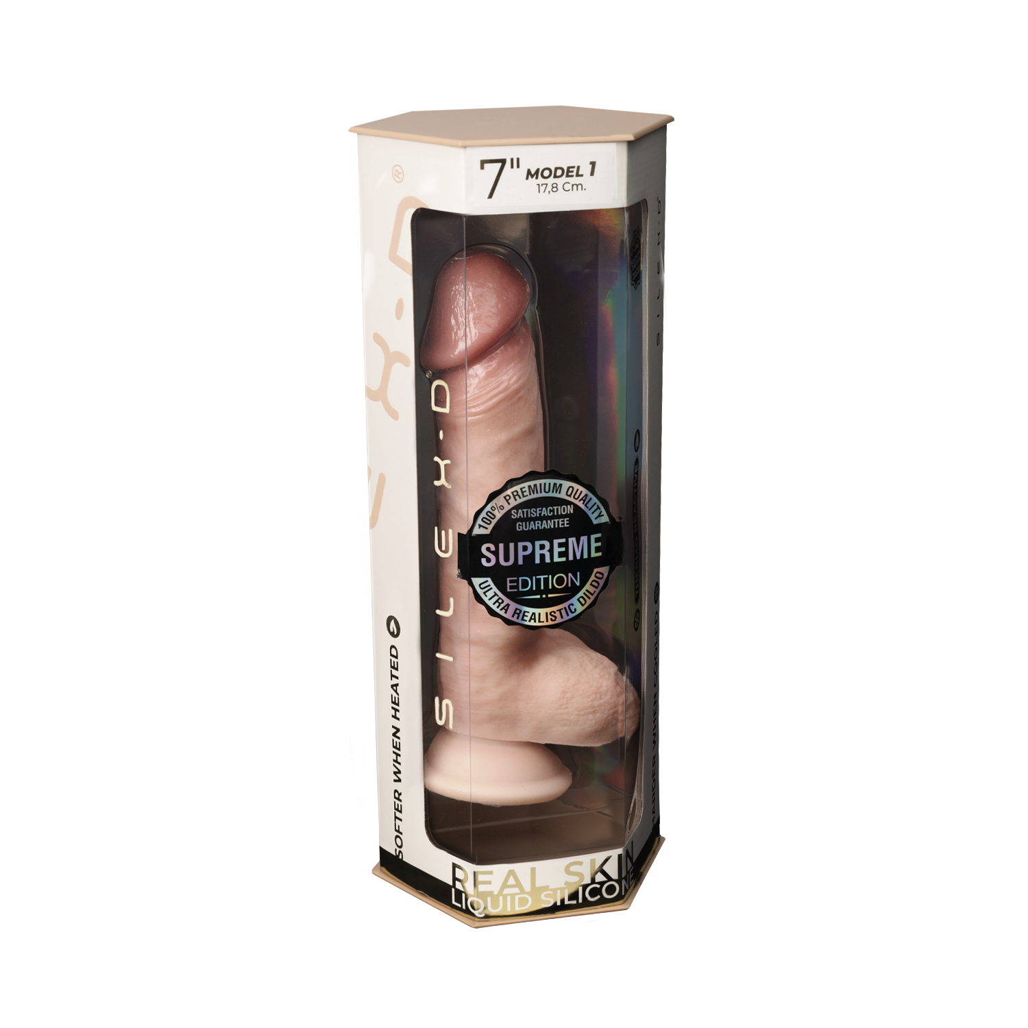 Фаллоимиатор термоактивный из Silexpan 7"" 266176AL