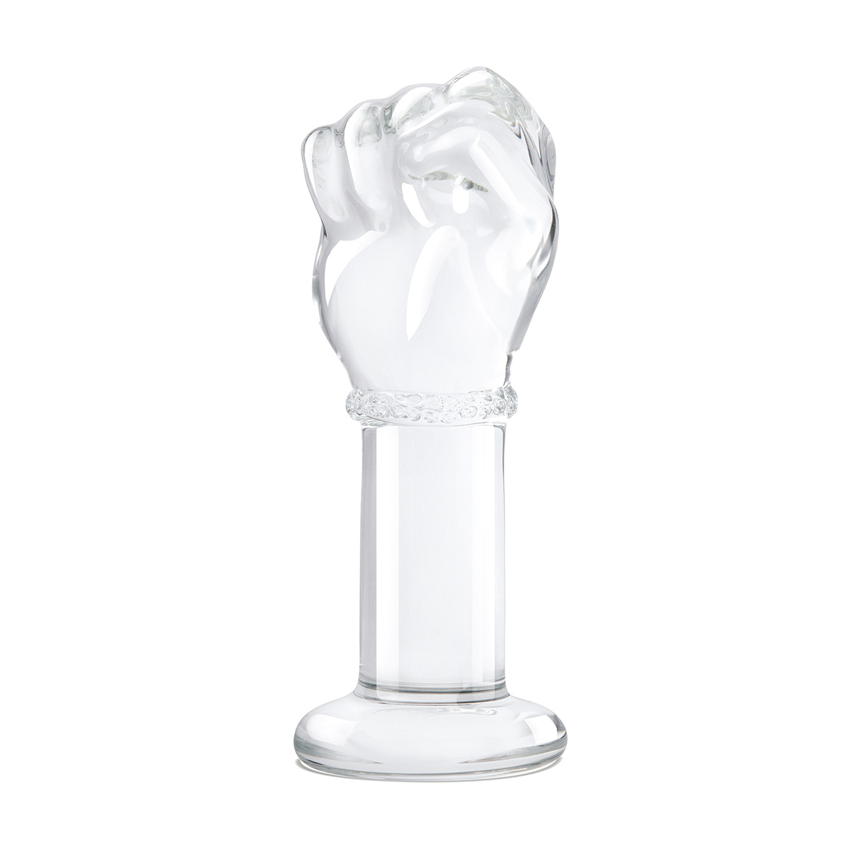 Анальный фистинг-плаг из стекла 5 in Glass Fist Butt Plug