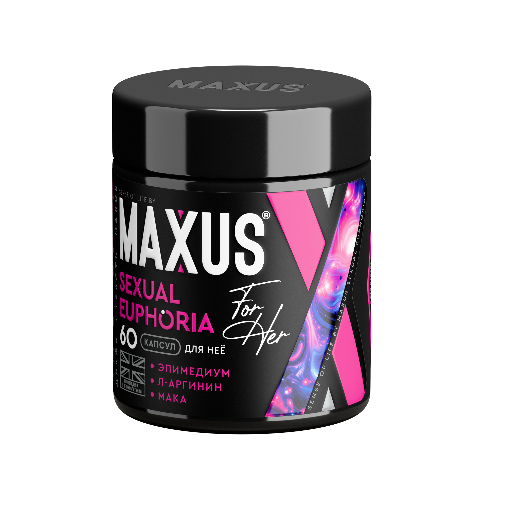БАД SENSE OF LIFE by MAXUS Сексуальная Эйфория для неё, Sexual Euphoria for her, 60 капсул