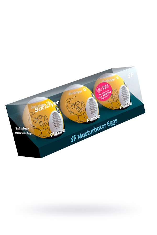 Набор из трех яиц-мастурбаторов Satisfyer Masturbator Egg 3er Set Fierce (арт. 9043460)