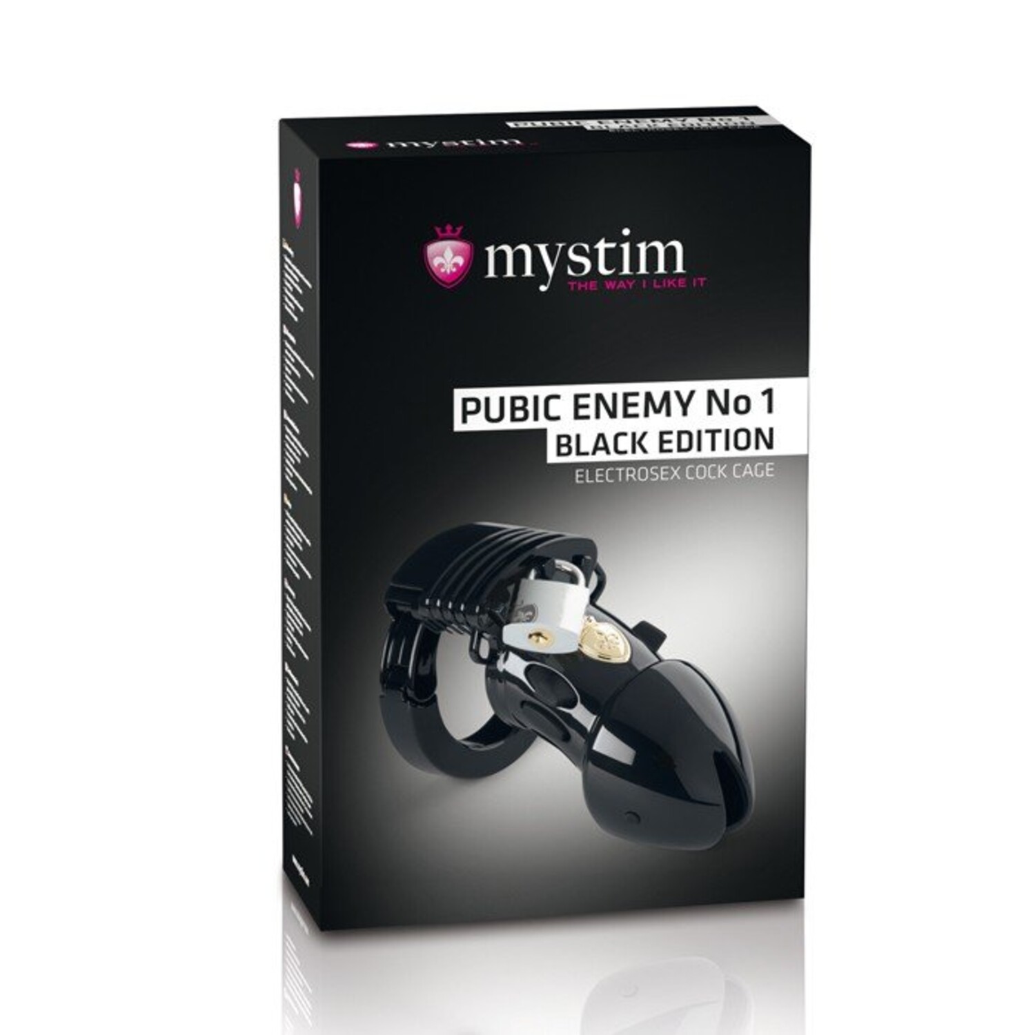 Пояс верности с элетростимуляцией Mystim Pubic Enemy No 1 - Black Edition