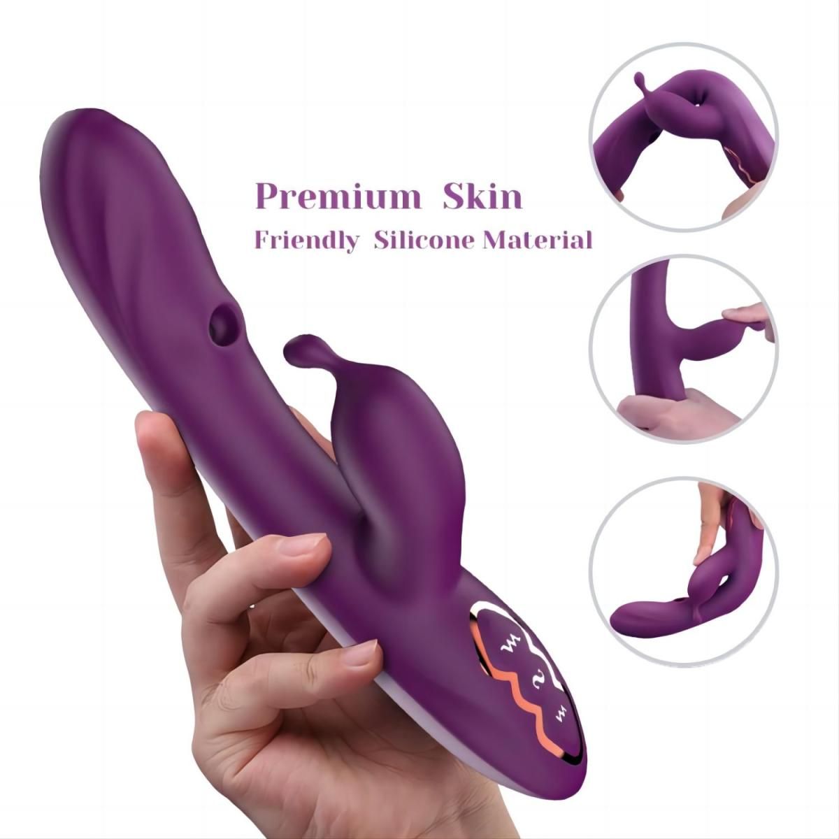 Вакуумный вибромассажер-кролик G Spot Alpha Rabbit Vibrator