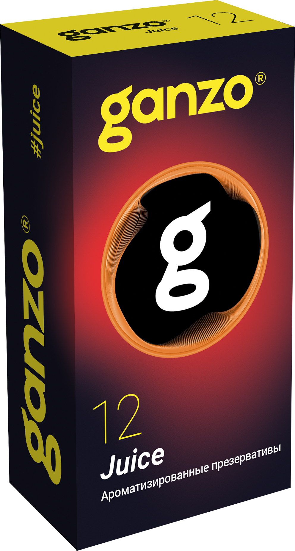 Презервативы Ganzo Сок (Juice), ароматизированные, 12 шт