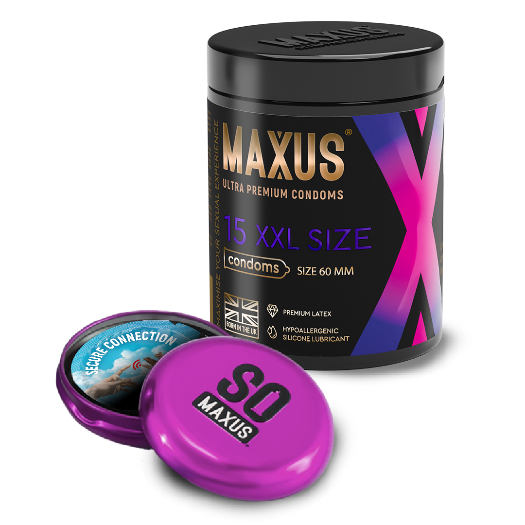 Презервативы MAXUS XXL №15, с увеличенным размером, 15 шт