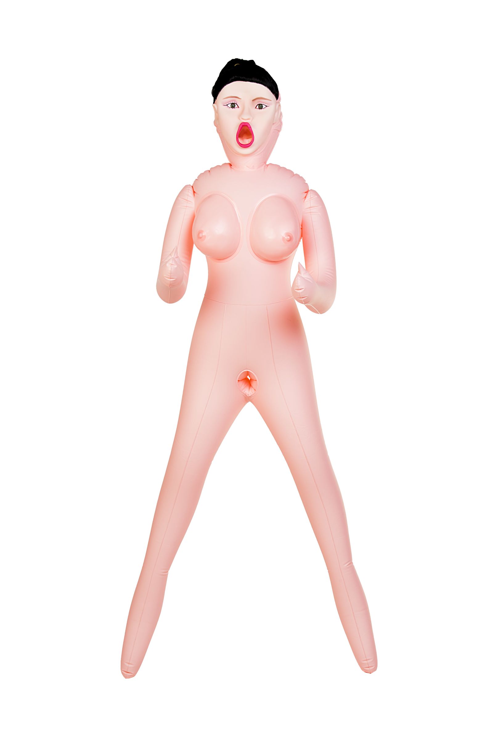 Кукла надувная Dolls-X by TOYFA Scarlett, брюнетка, с тремя отверстиями, кибер вставка, вагина-анус