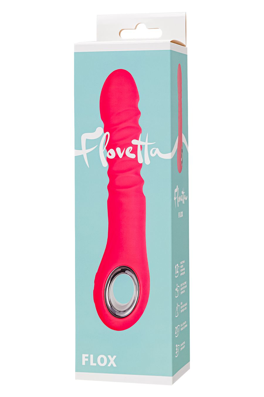 Стимулятор с функцией UP&DOWN Flovetta Flox, силикон, коралловый, 21,5 см (арт. 457716)
