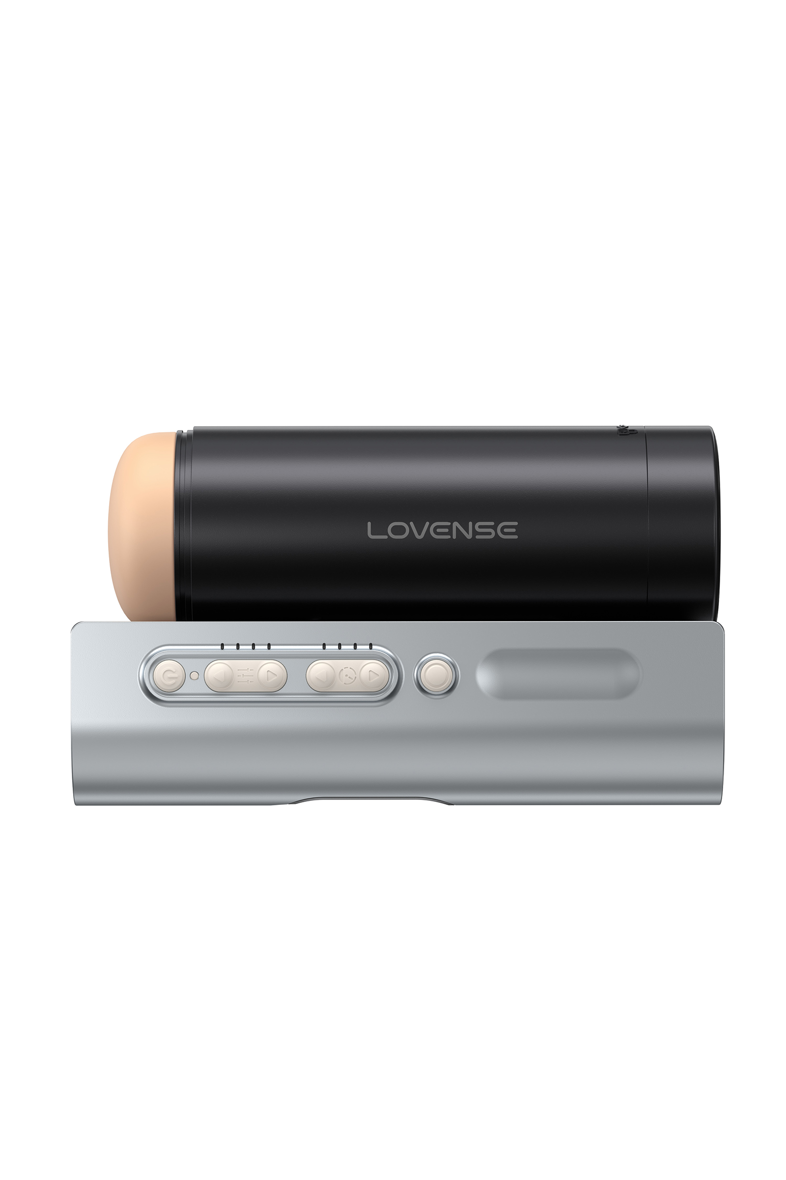 Вибромастурбатор нереалистичный LOVENSE Solace PRO, TPE, черный, 23,1 см